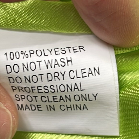 NWT Ieena for Mac Duggal 56005 Draped Skirt Strapless Corset Dress Lime Sz 8 - Picture 14 of 15